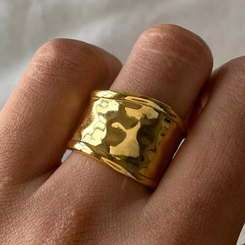 Aneis - Coleção Sereia PVD Real Gold 18K Plated